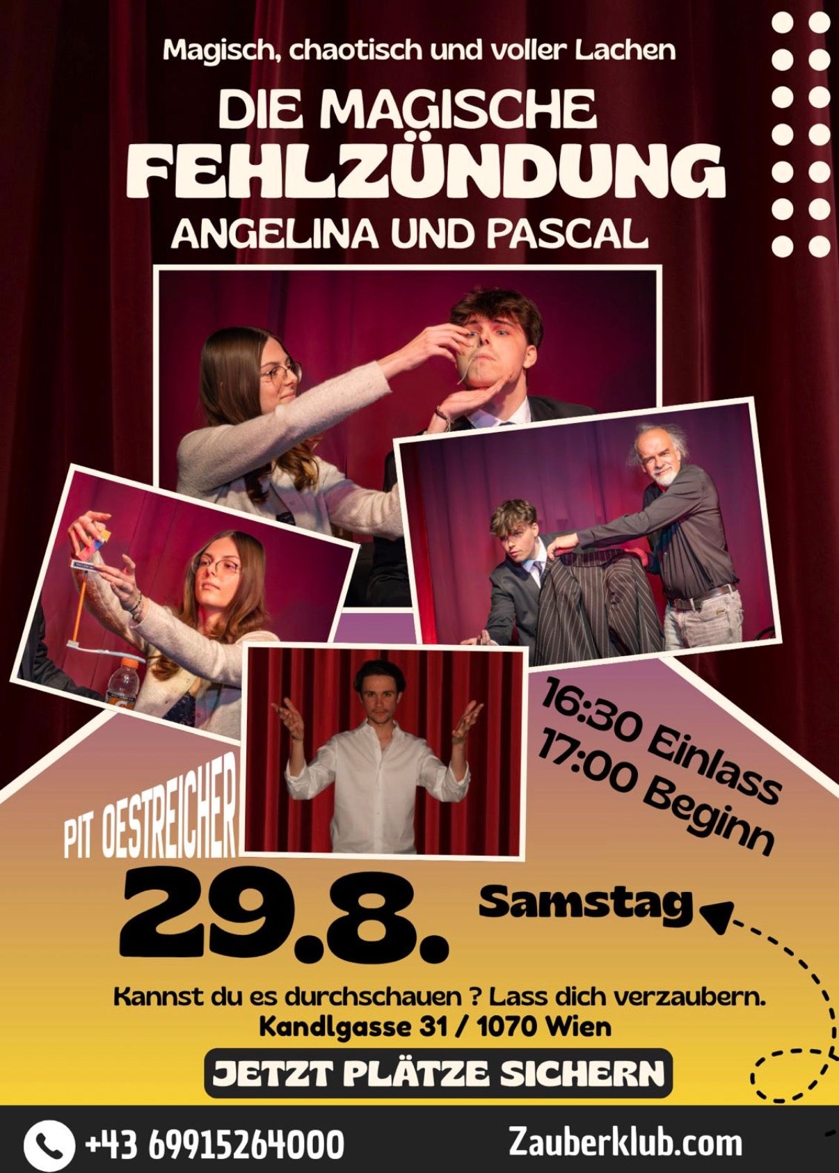 29.8 August Zaubershow / im 7 Bezirk /