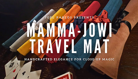 Mamma-Jowi Travel Mat – Handcrafted Elegance for Close-Up Magic