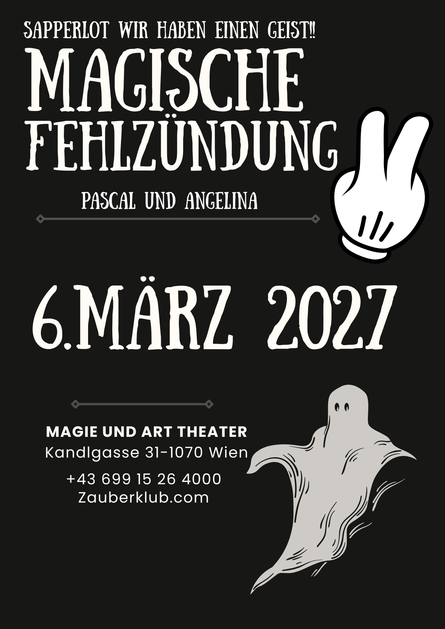 6.März 2027  Zaubershow / im 7 Bezirk / MFZ2