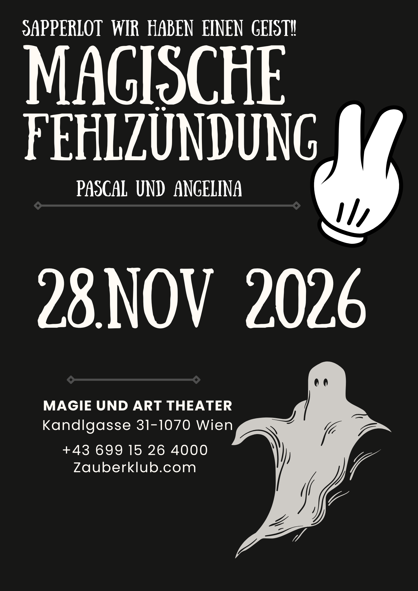 28.NOV 2026  Zaubershow / im 7 Bezirk / MFZ2